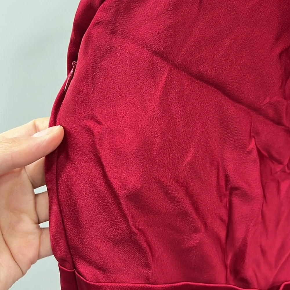 SIMKHAI Cameron Dress in Cherry - Picture 8 of 8